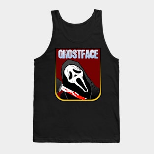 Scream VI  (Scream 6)  ghostface ghost face scary horror movie graphic design by ironpalette Tank Top